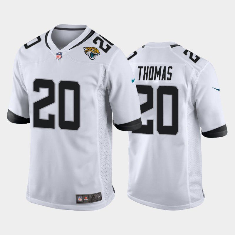 Men Jacksonville Jaguars #20 Daniel Thomas Nike White Game NFL Jersey